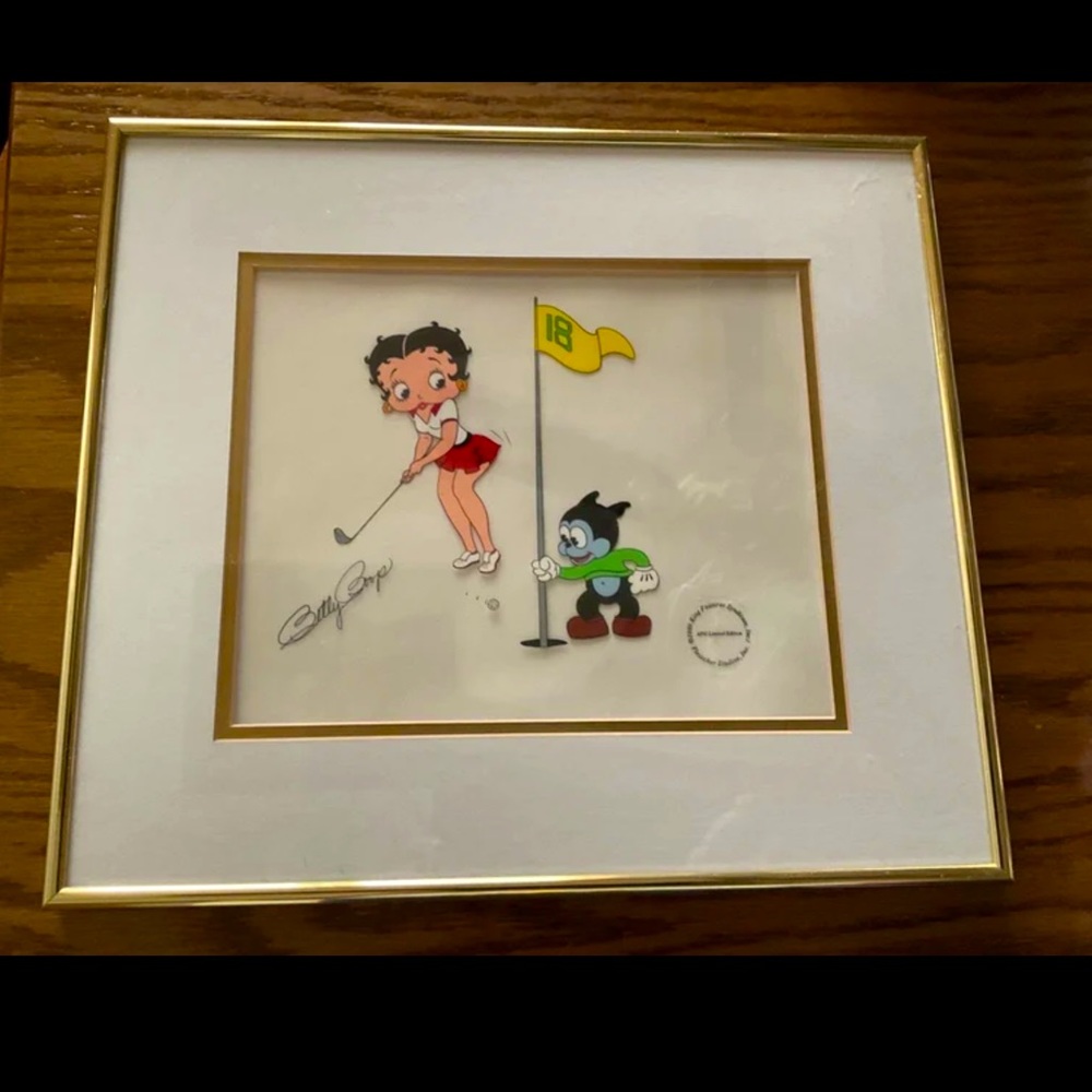 Limited Edition Betty Boop Cel